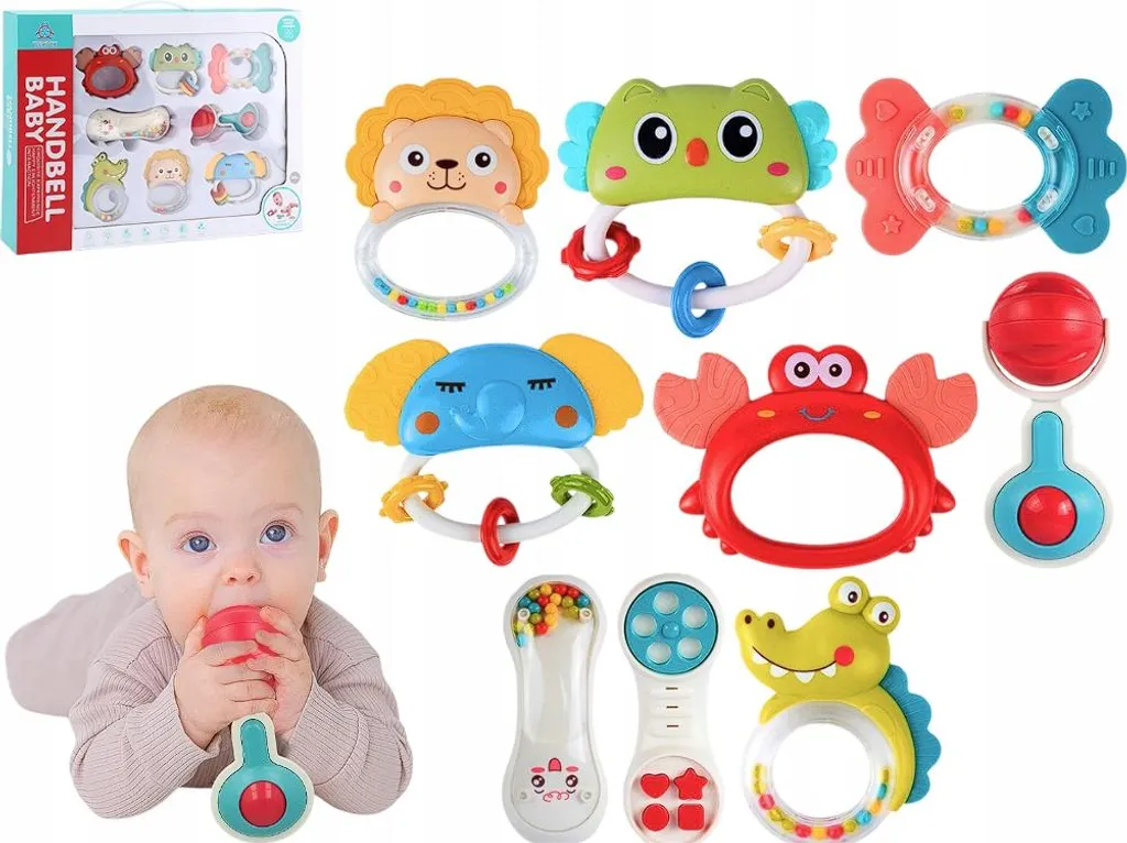 Hochets d'éveil pour stimuler les sens de bébé et favoriser la motricité