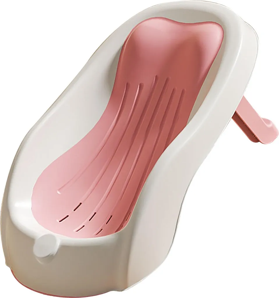 Supporto Bagnetto Portatile Rosa: Antiscivolo e Regolabile per Viaggi - 4