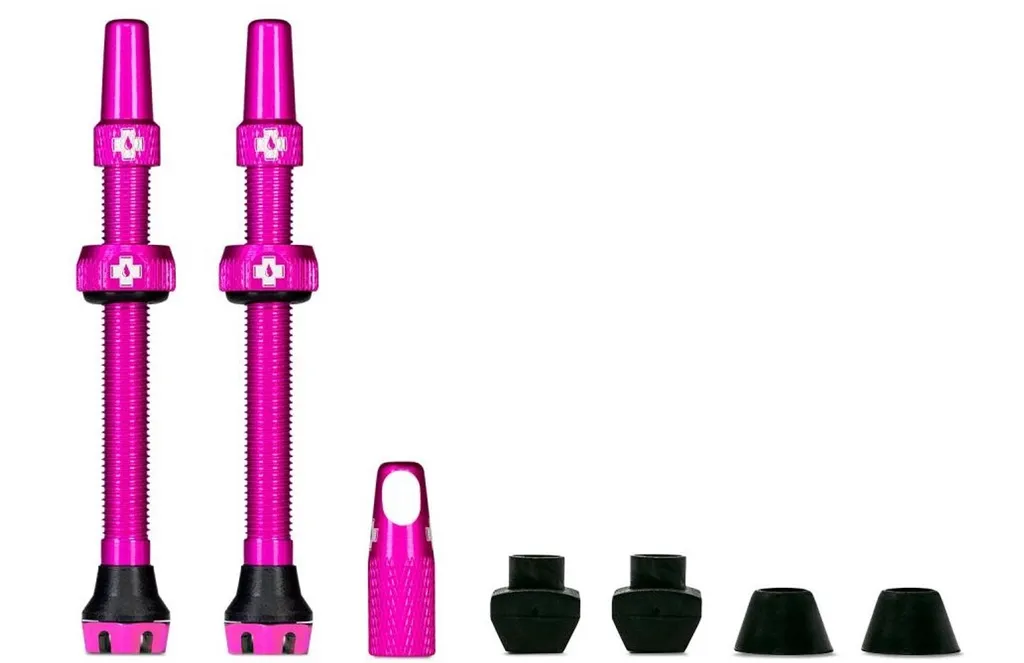 Valves Tubeless Muc-Off V2 Rose 60mm : Stop aux Fuites et Bouchages