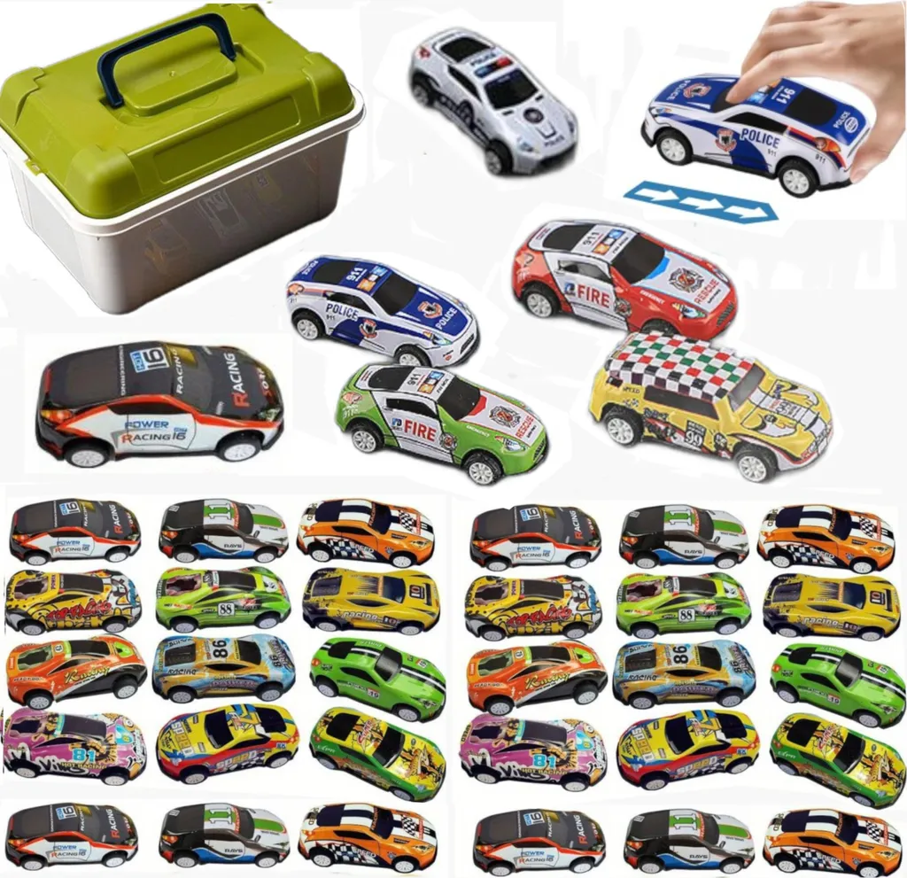 Lot de 30 petites voitures miniatures Springs pour circuit et collection