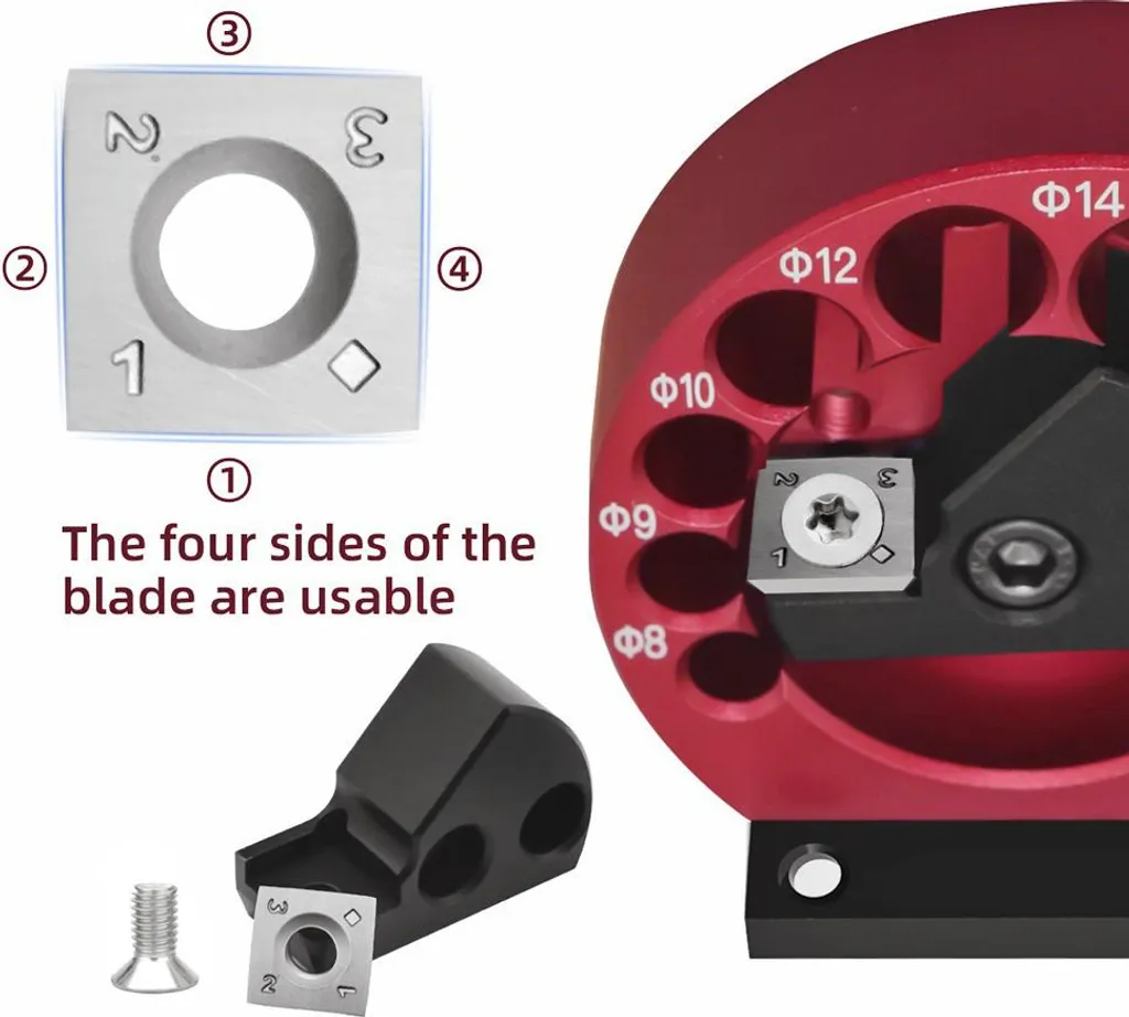 Machine à fabriquer des tourillons ronds avec 8 trous pour perceuse