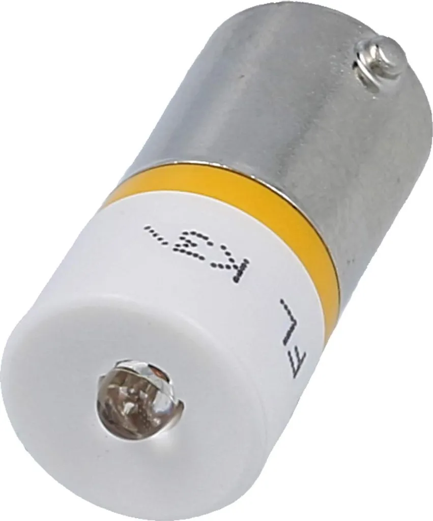 Lampadina LED BA9s 24V Schlegel Giallo Lampeggiante Automazione