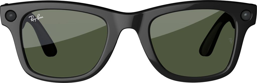 Ray-Ban Meta Wayfarer Black Frame Green Lens 50-22 Zdjęcie produktu 