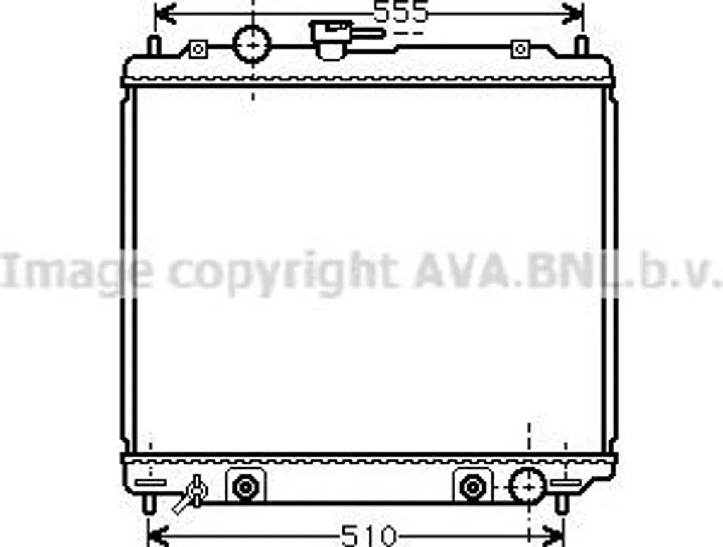 Radiateur de refroidissement moteur MB340053 pour Pajero Montero 4x4
