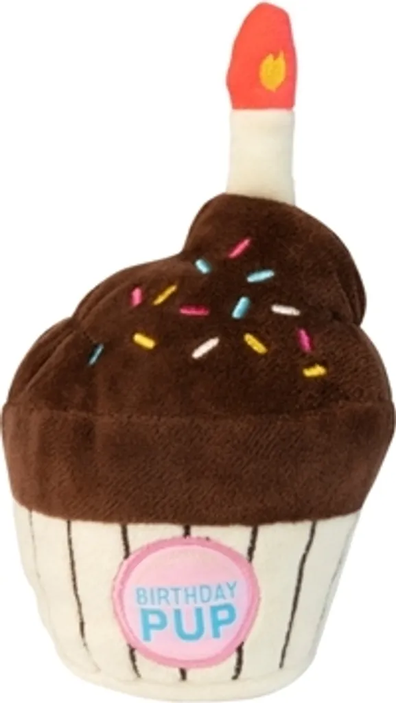 Peluche sonore cupcake Fuzzyard ultra douce pour mâchoires délicates