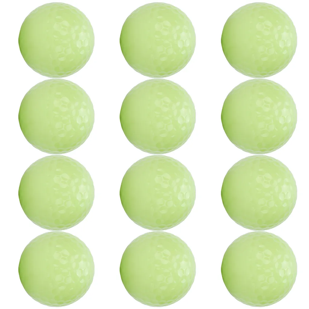Balle de Golf Lumineuse pour Ne Plus Perdre vos Balles la Nuit - x12