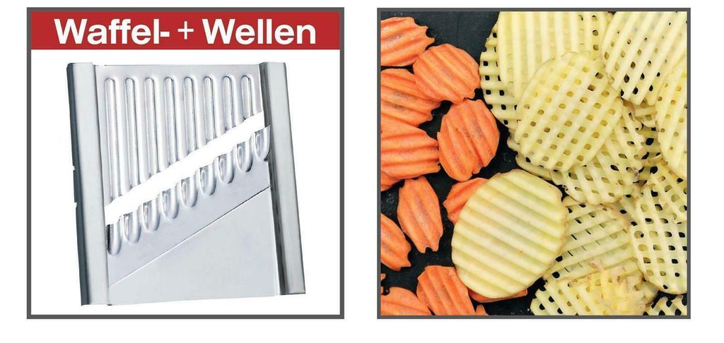 Insert gaufré et ondulé Gigant pour trancheuse à 4 légumes Image du produit 