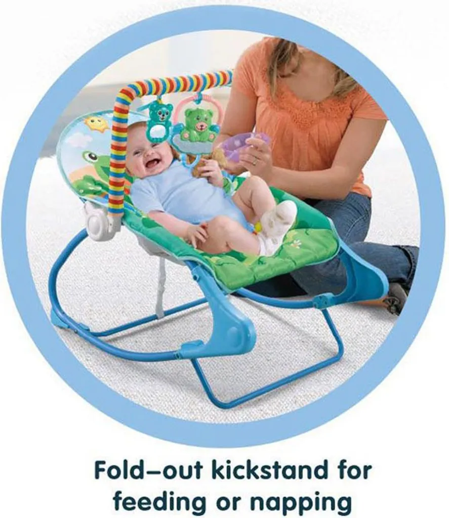 Sdraietta Neonato 0-18kg Confortevole | Sedia a Dondolo con Musica