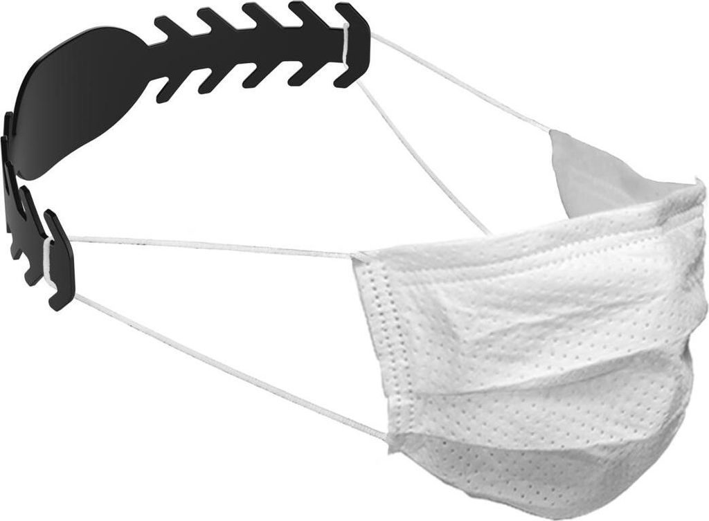 Maskenhalterung "Comfort" Schwarz Produktbild 
