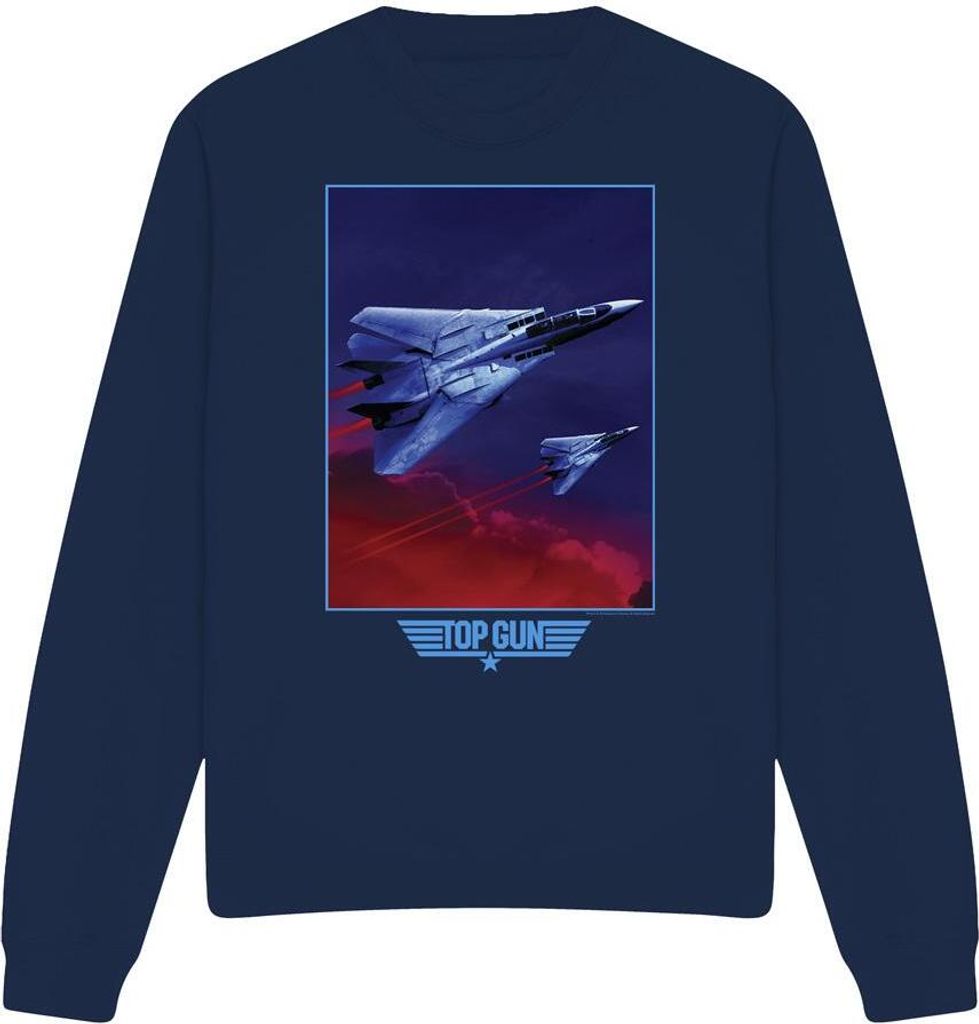Top Gun - Sweatshirt für Herren/Damen Uni TV13110 (M) (Marineblau)