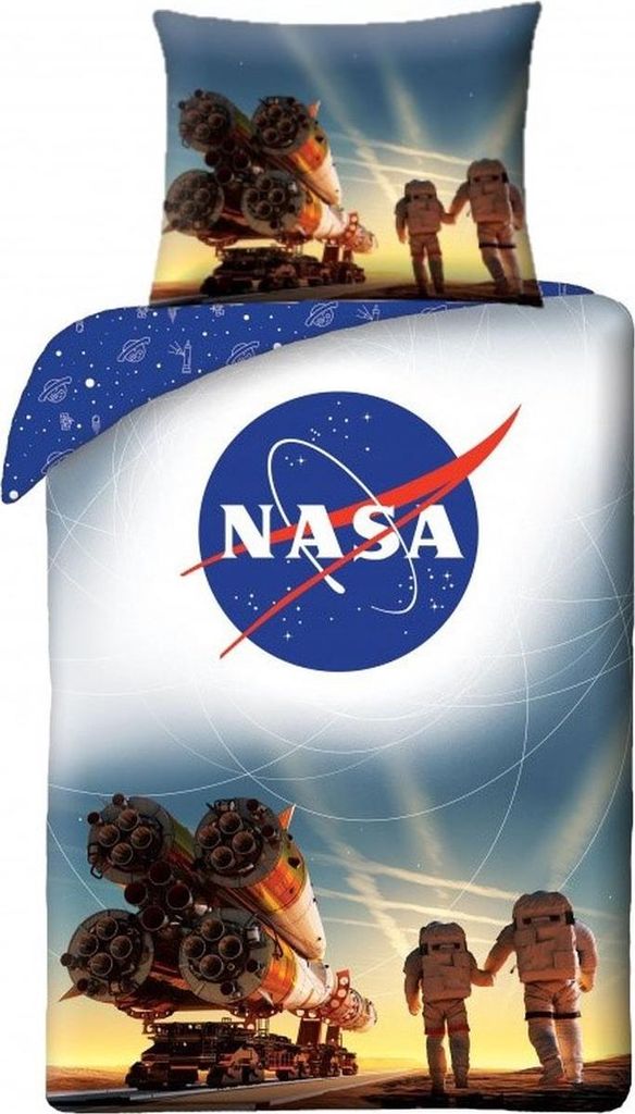 NASA Jugendbettwäsche 140x200 BAUMWOLLE Produktbild 