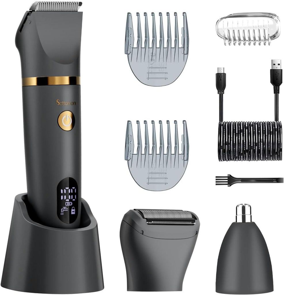 Herren Intimrasierer 3-in-1, Körper- & Barttrimmer, Produktbild 