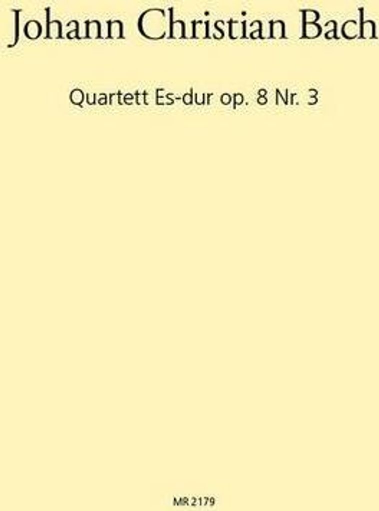 Quartett Es-Dur op.8,3für Flöte (Oboe, Klarinette) und Streichtrio