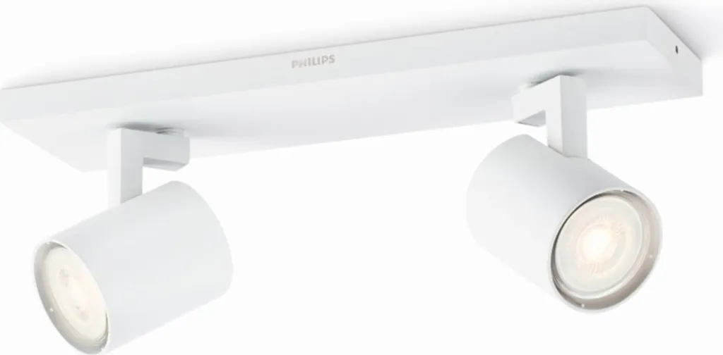 Philips myLiving Runner Spot LED Blanc 2 Pièces 460lm Orientable Design - 2