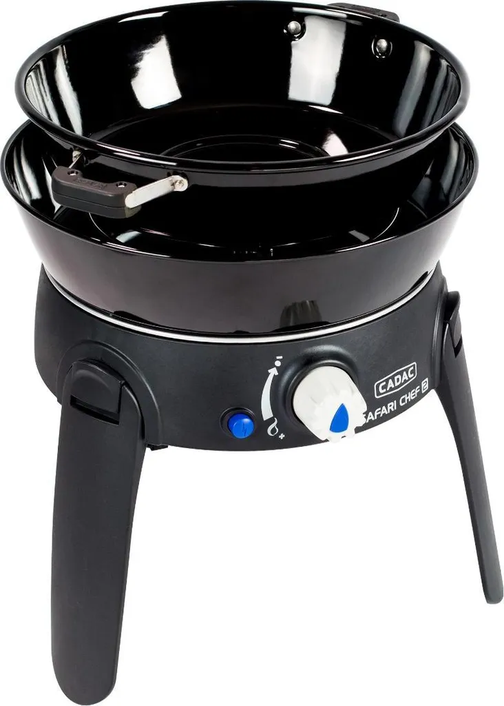 Barbecue Camping Gaz Safari Chef 2 Lite LP Idéal Van et Randonnée