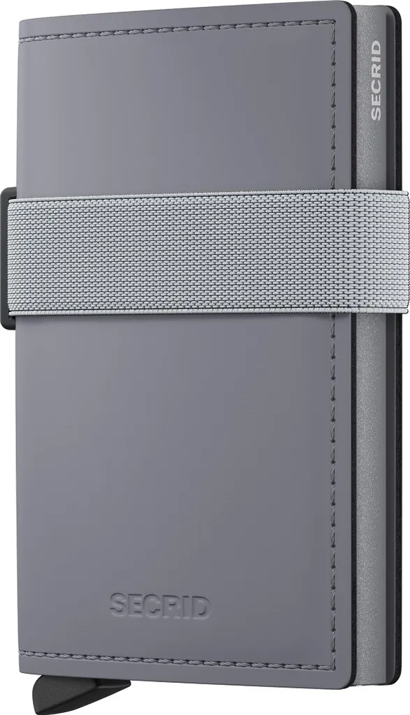 Porte-cartes Secrid Slimwallet Gris et Vert Acide avec Protection RFID NFC