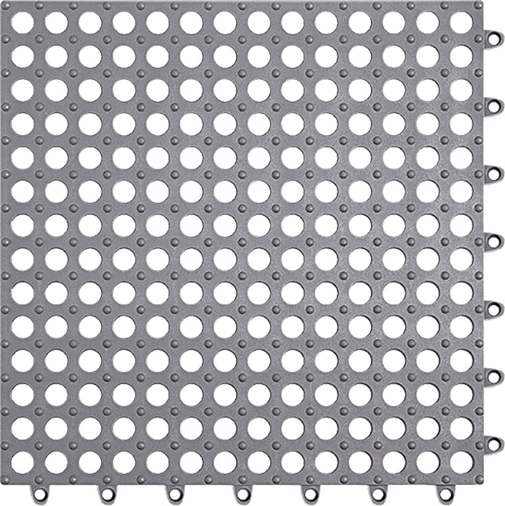 Bodenmatte zuverlässige Spleißen TPE Praktische Schnittbadematte Haushaltsvorräte-Dunkelgrau