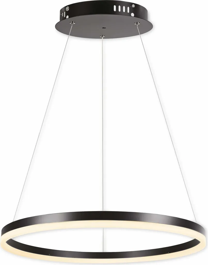 Lustre Plafonnier LED Connecté Wi-Fi Denver 36W Cercle Lumineux 50cm