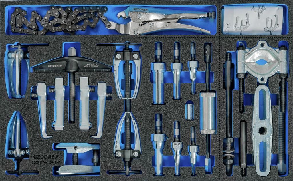 GEDORE 2005 CT4-1.04-1.40 Abzieher-Set in CT-Modul