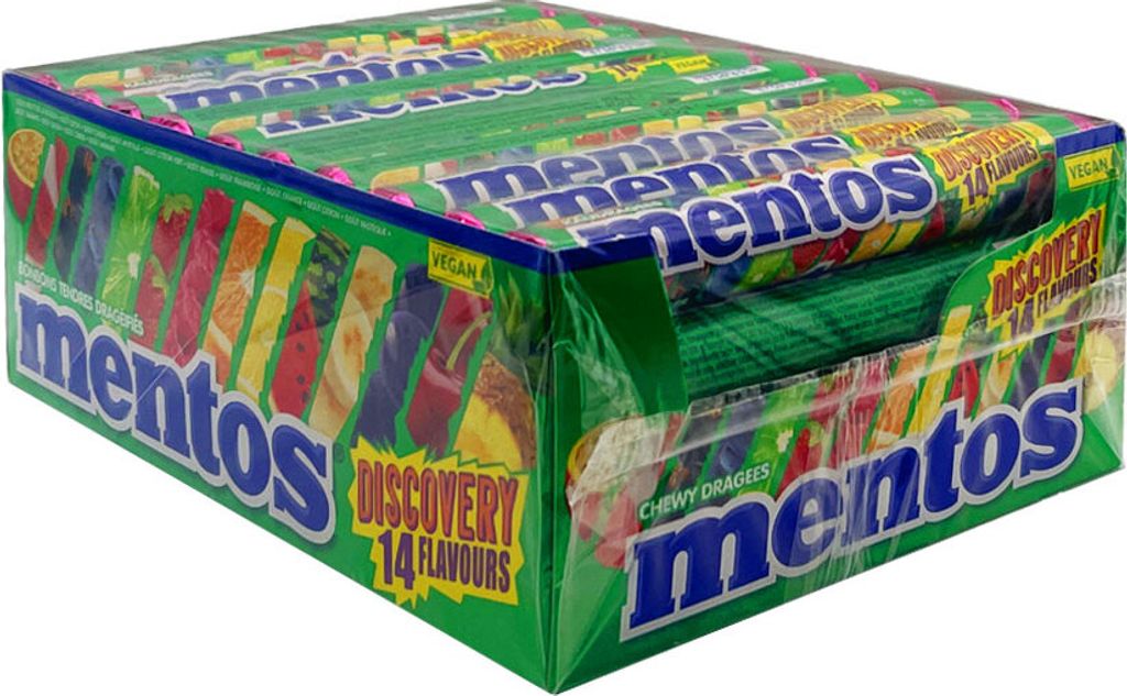 Mentos Discovery Kaubonbons 40x 37,5g Rollen