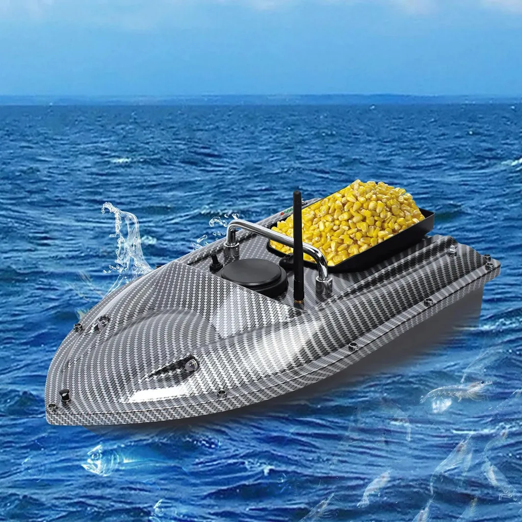 Bateau amorceur 500m avec télécommande - Coque ABS et Inox robuste - 3