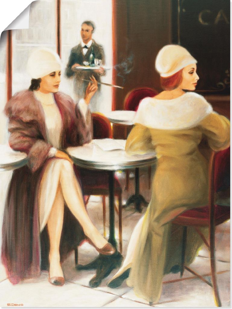 ARTland Poster Cafe I Größe: 45x60 cm