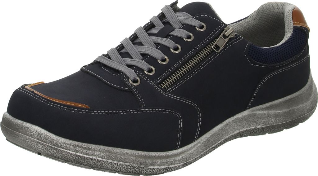 BOXX Herren-Schnürhalbschuh Navy-Blau, Farbe:blau, EU Größe:42