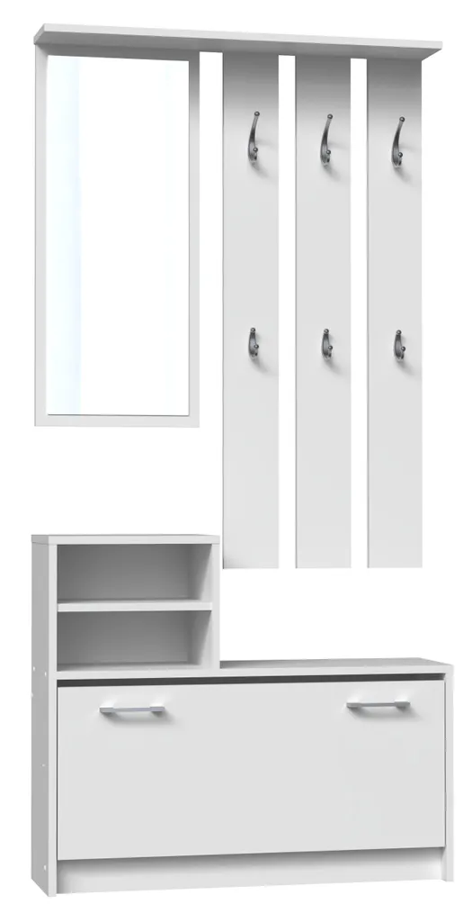 Parete per anticamera PRIIT - bianco