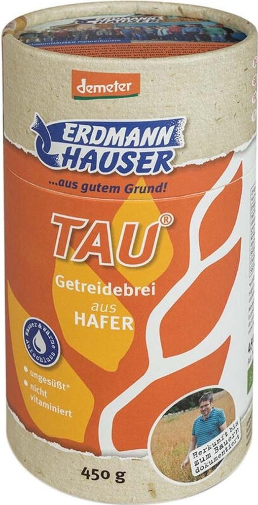 ErdmannHAUSER demeter Hafer - Tau  450g Produktbild 