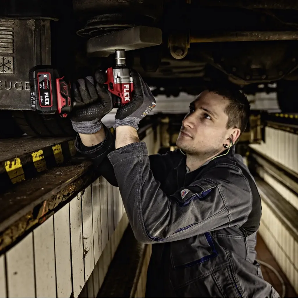 Clé à choc 18V FLEX IW 400 Nm compacte et légère pour serrage précis - 10