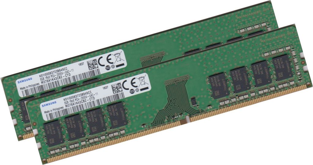 Samsung 16Gb 2x 8 Gb Kit DDR4 2666 Mhz 288 Pin Ram Memory Obrázok produktu 