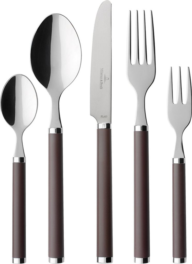 Play! chocolate brown Tafelbesteck 30tlg. 270 x 120 x 95 mm Immagine del prodotto 