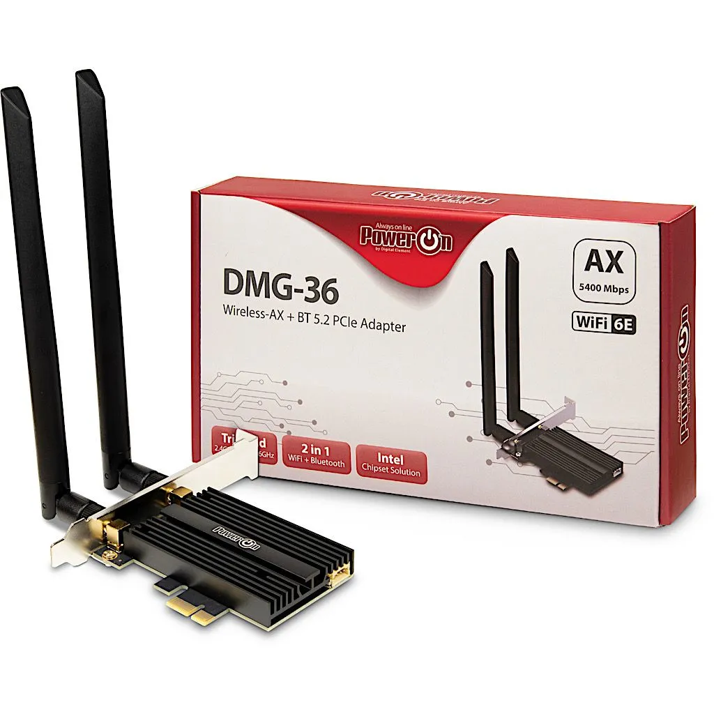 Améliorez votre Connexion PC avec la Carte WiFi 6E Inter-Tech DMG-36