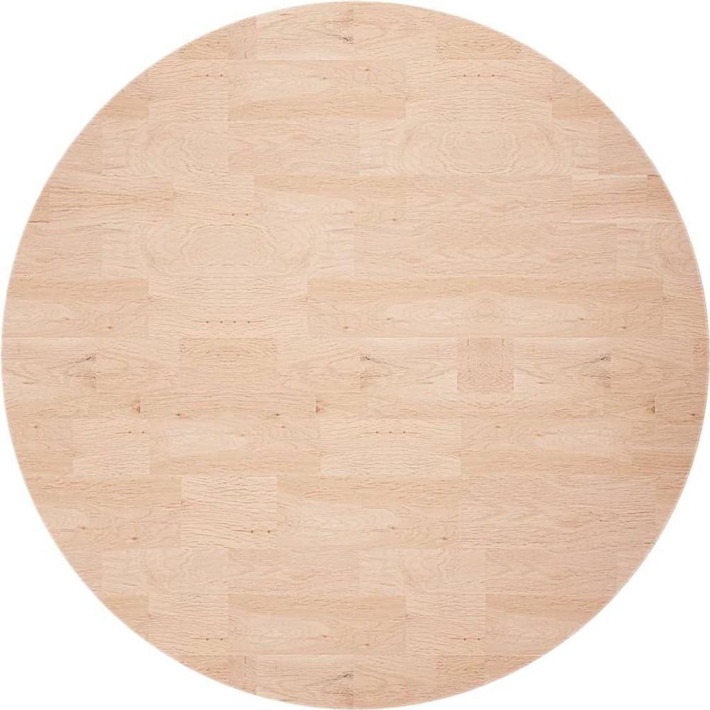 vidaXL Runde Tischplatte Ø80x2,5 cm Unbehandeltes Produktbild 