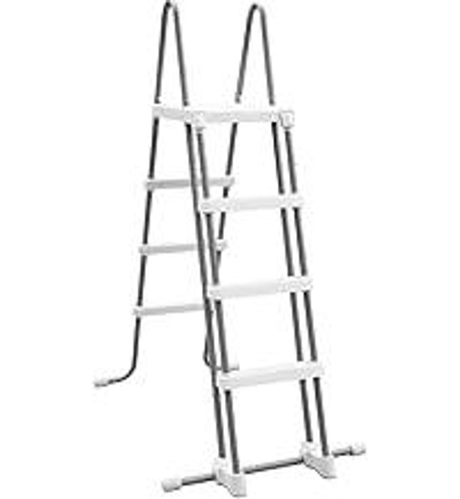 Intex 28076 Sicherheitsleiter, für Pools, Grau, 122 cm