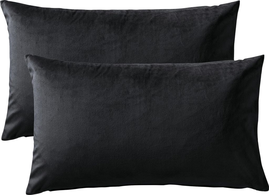 REDBEST Kissenhülle Kingsville" im 2er-Pack schwarz 30x50 cm"
