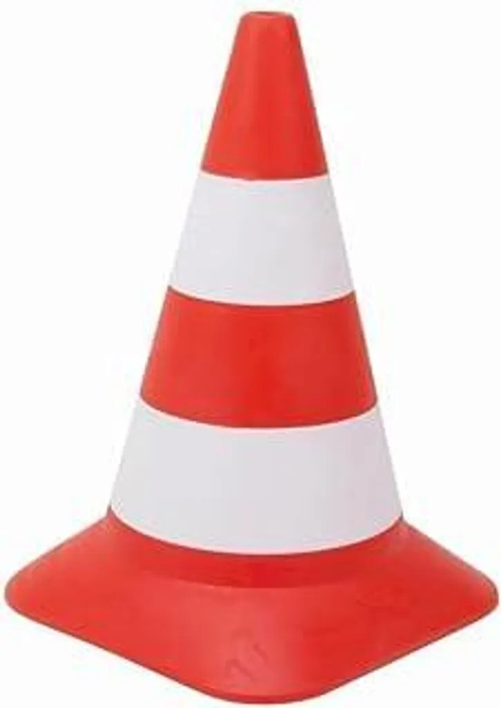 Big 800001191 - Set di coni stradali, 4 pezzi, rossi