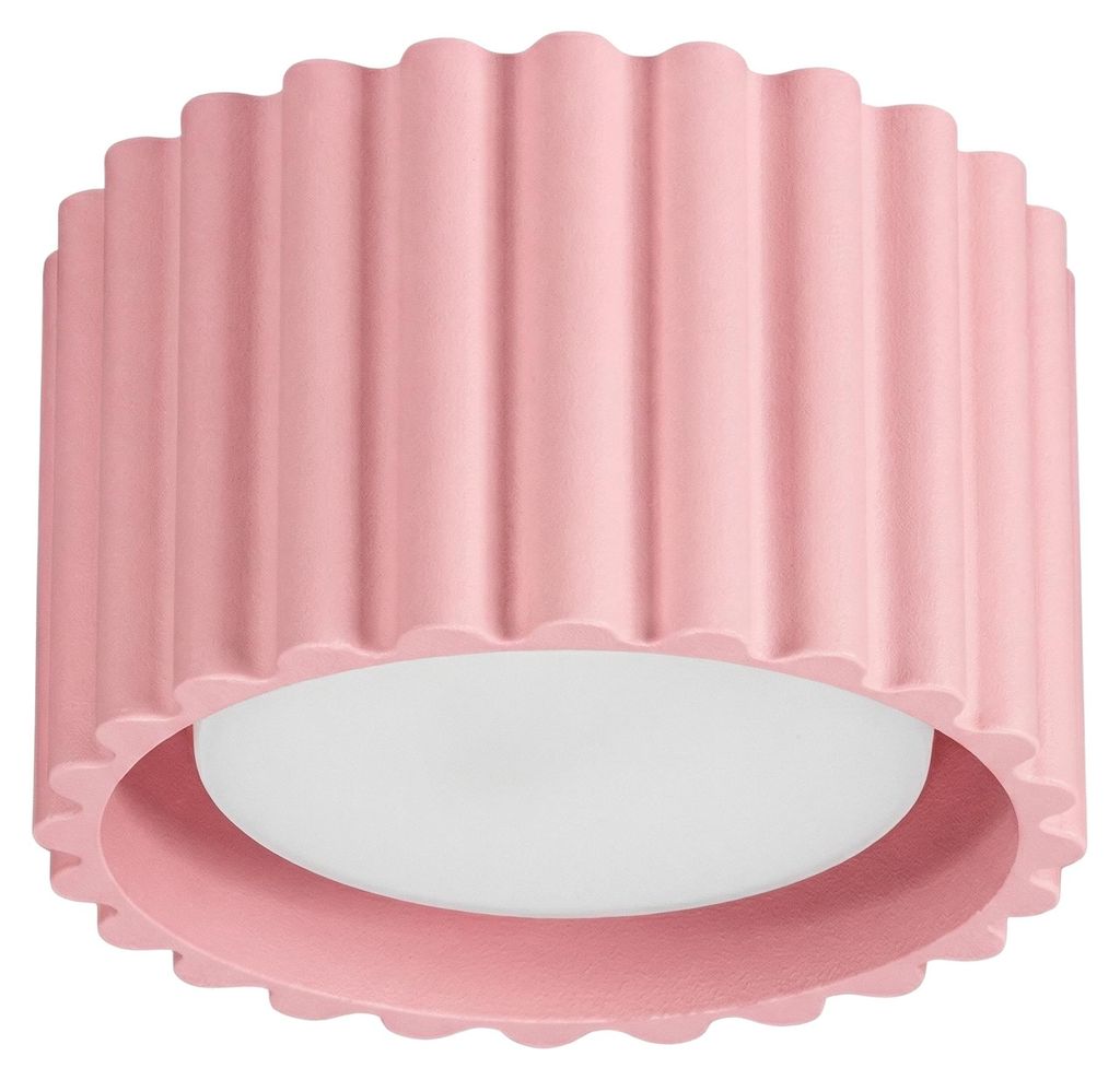 Plafond AURA 1 rosa Gx53 1xGx53 10W Aluminium 6x10x10cm Produktbild 