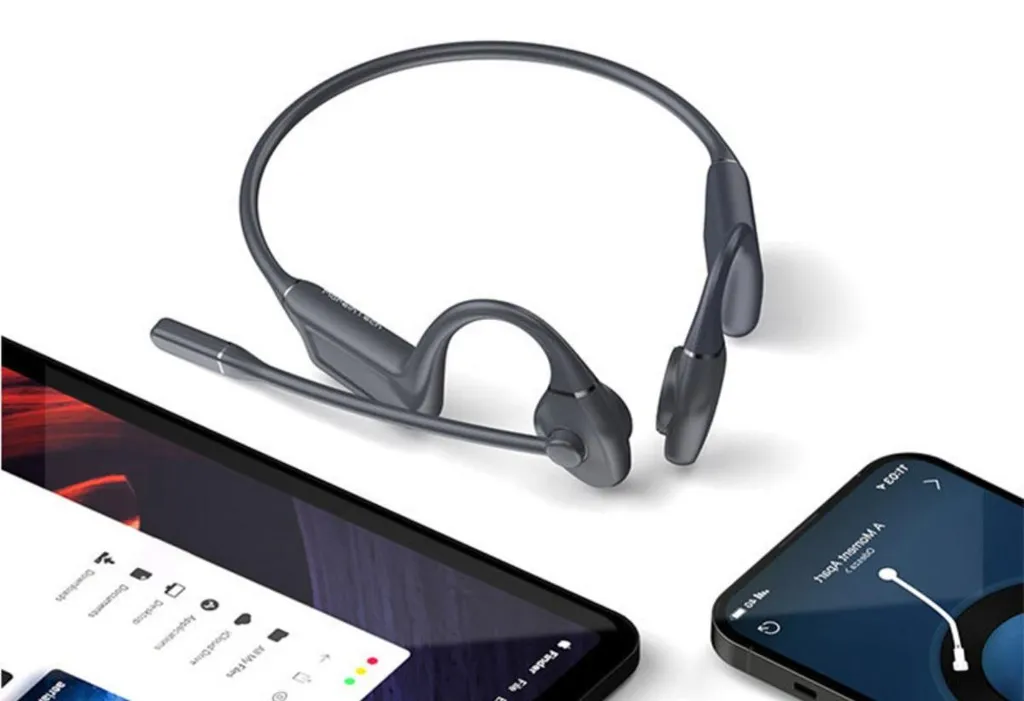 Casque à Conduction Osseuse INF Pliable Bluetooth 5.4 avec Lecteur MP3 - 5