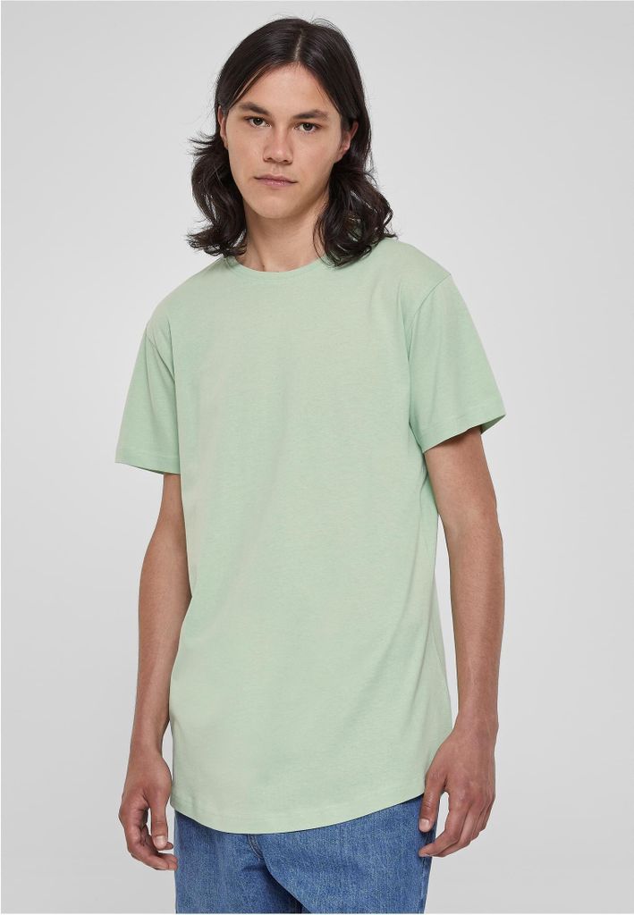 Urban Classics TB638 | Shaped Long Tee Herren T-Shirt - Farbe: vintagegreen - Größe: XL