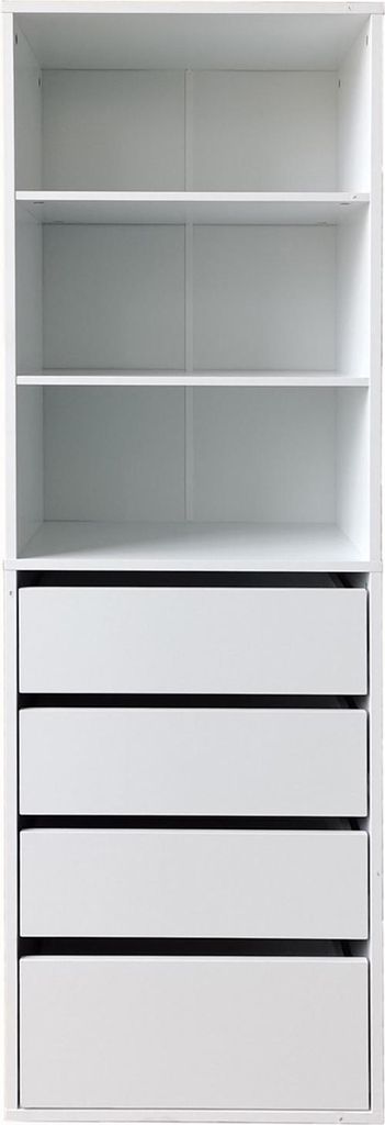 Kommode Nina XXL mit Regalfächern, Höhe 161 cm, Breite 50 Produktbild 