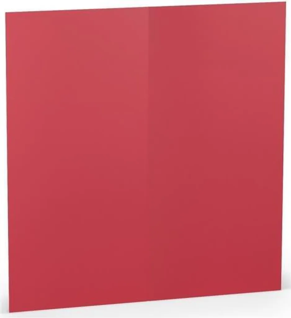 Briefkarte HD DL PL - Papier cartonné rouge mat 240g de haute qualité