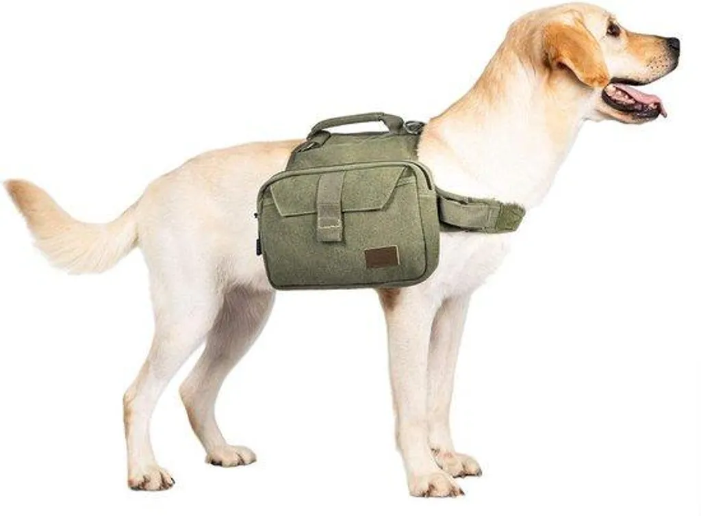 Petit sac de portage pour chien vert M - Confortable et ultra résistant