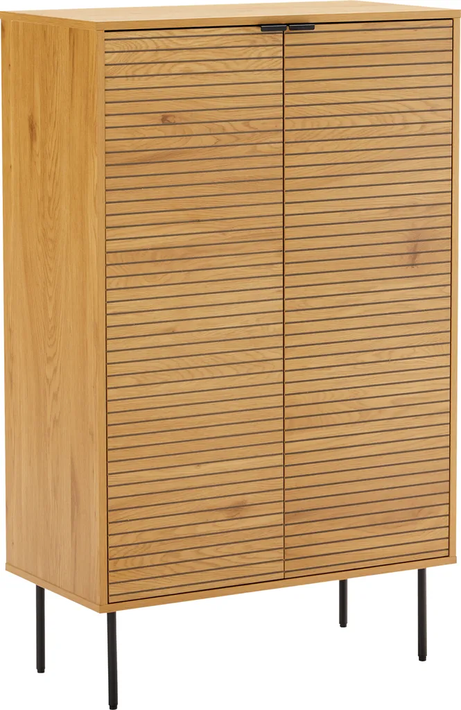 Vaisselier gain de place 80cm STINNA pour ranger la vaisselle du salon