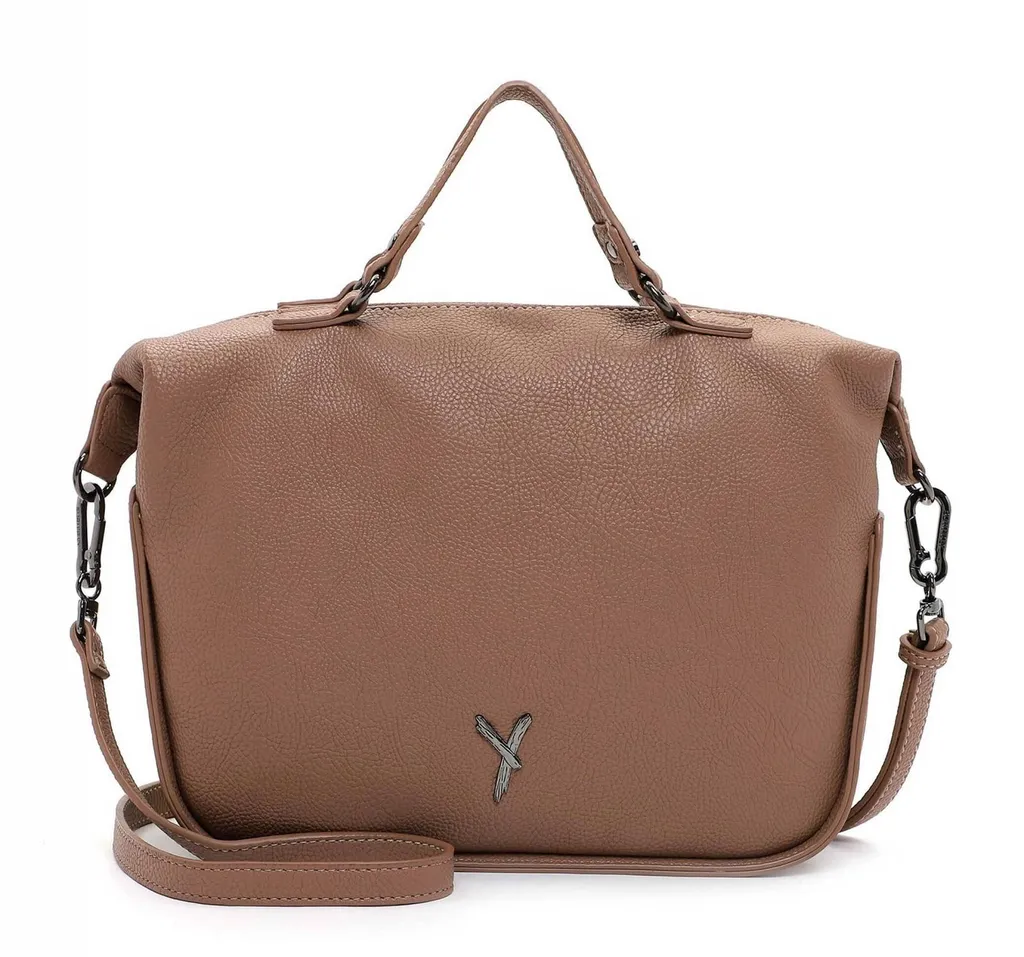 SURI FREY Gitty Bowlingbag Taupe: Borsa a Tracolla Elegante SFY