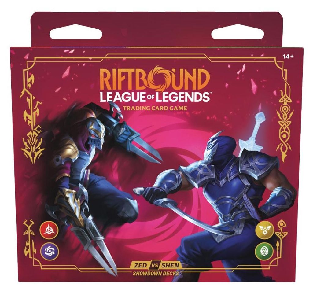Riftbound Vendetta Showdown Zed vs Shen Deck Englisch Produktbild 