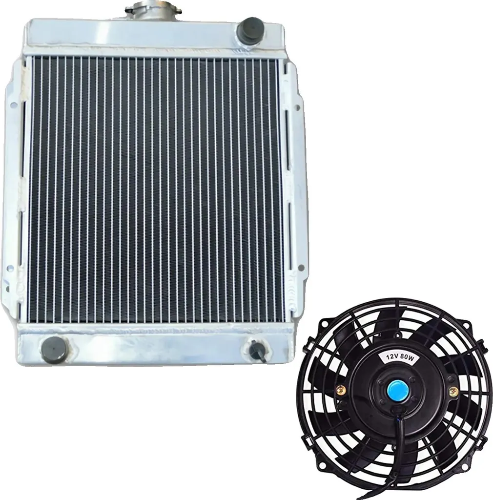 Radiateur Aluminium 330mm x 330mm x 56mm pour Datsun 1200 120Y B110