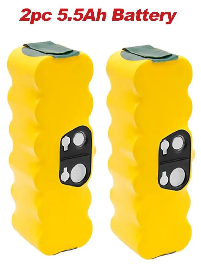 Lot de 2 batteries Ni-MH 14,4V 5500mAh bleues - Robots série 500