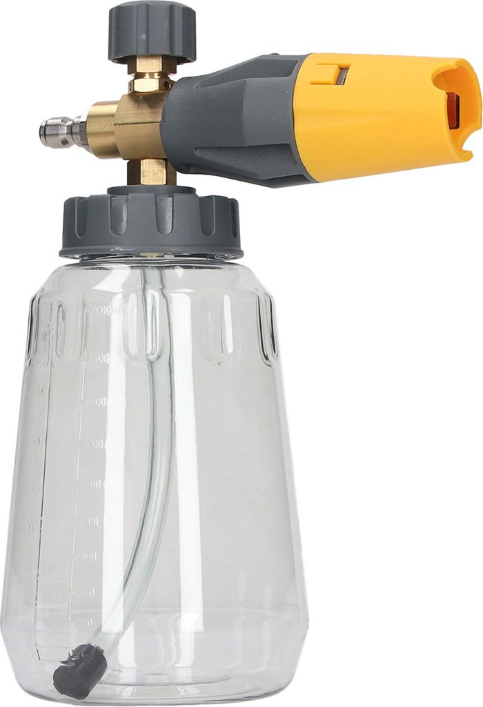1-Liter-Schaumgenerator (4000 psi), einstellbarer Hochdruckreiniger, 1/4-Zoll-NPT-Schnellanschluss, gelb