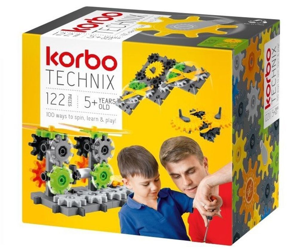 Korbo Technix-Bausteine, 122 Teile